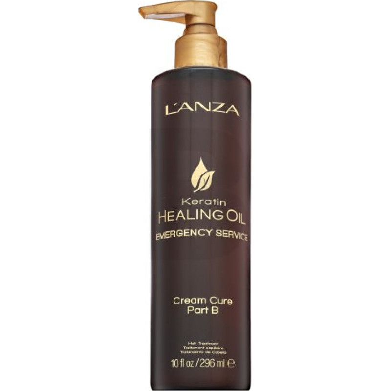 L’anza L'ANZA Keratin Healing Oil Emergency Service Cream Cure B matu kopšanas līdzeklis ar keratīnu 295 ml