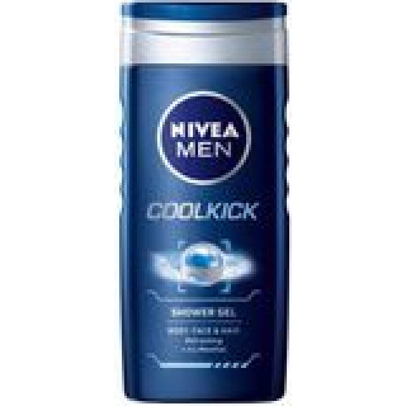 Nivea Cool Kick Shower Gel - Shower Gel for Men