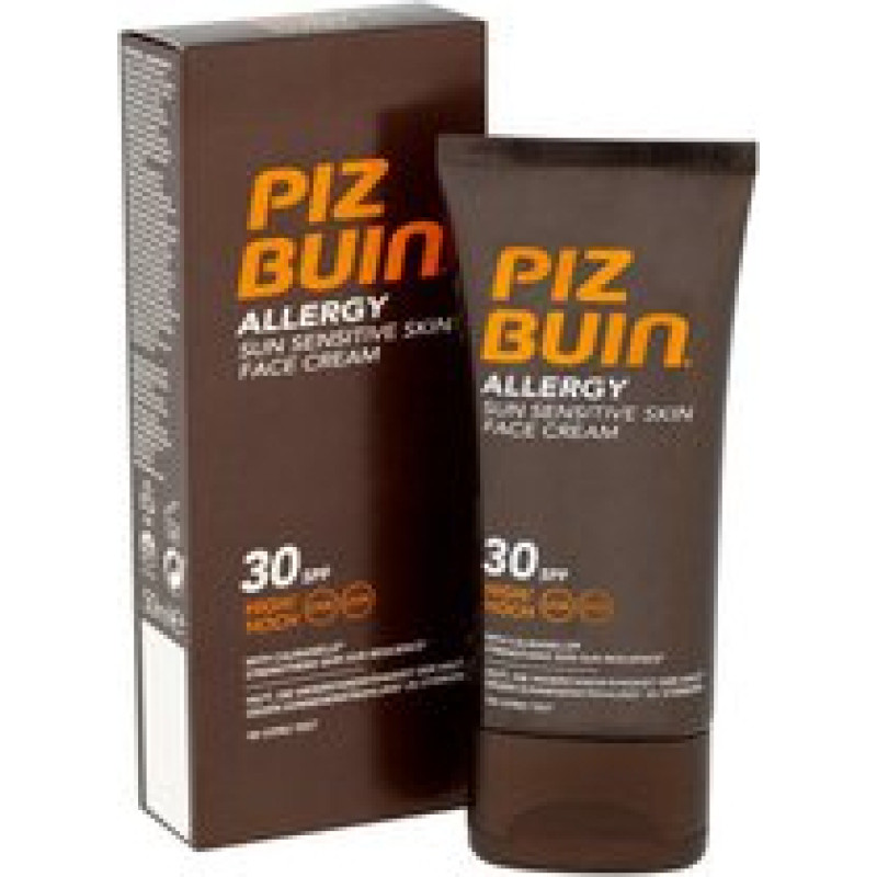 Piz Buin Allergy Sensititve Skin Face Sun Cream SPF 30 - Sunscreen for Face