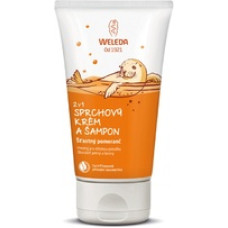 Weleda Shower cream and shampoo 2 in 1 Happy orange 150 ml