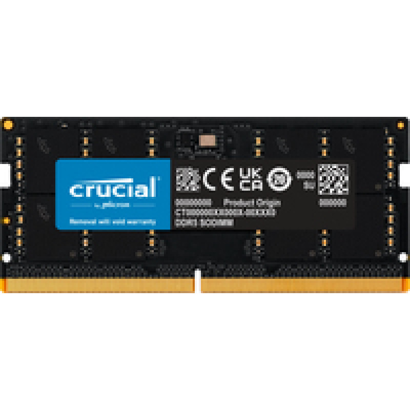 Crucial RAM - 32 GB - DDR5 4800 SO-DIMM CL40