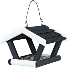 Trixie Barotava āra putniem : Trixie Natura Hanging bird feeder, 17 × 19 × 14 cm, black|white