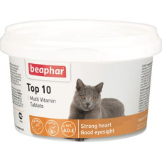 Beaphar Vitamīnizēta papildbarība : Beaphar vitamīni TOP 10 cat, 180 tab.