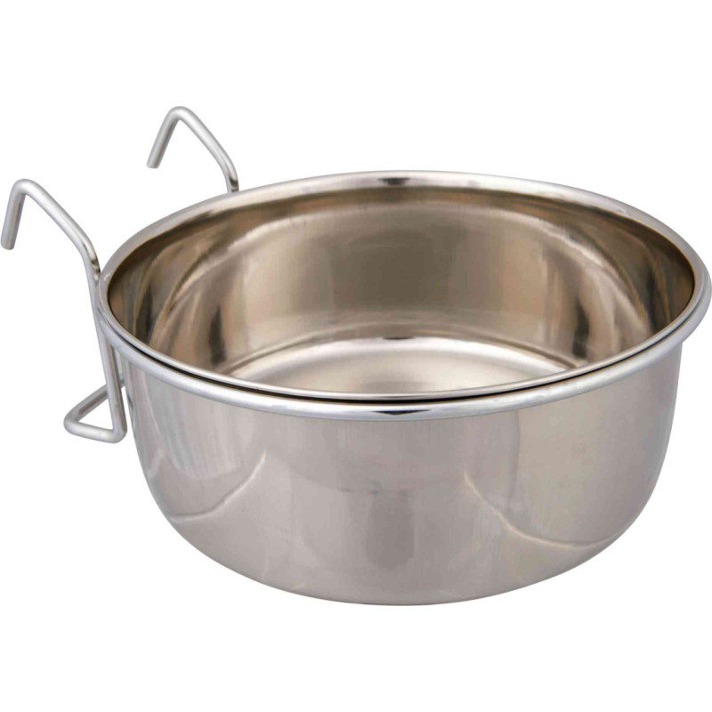 Trixie Barotava : Trixie Stainless steel bowl with holder, 900 ml|ø 14 cm