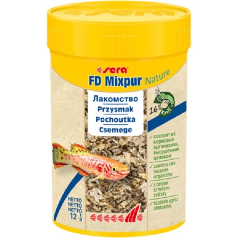 Sera Barība zivim : Sera Mixpur, 100ml (12g)