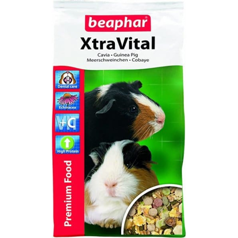 Beaphar Barība jūras cūciņām : Beaphar Xtra Vital Guinea Pig Food, 2,5 kg 