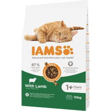 Iams Sausā barība kaķiem - IAMS CAT ADULT LAMB, 10 kg