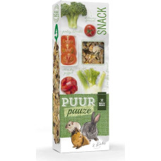 Witte Molen Papildbarība grauzējiem : Witte Molen Puur PAUZE gourmet treat sticks Broccoli|Tomato for Rabbits and Rodents, 110g|2gab.