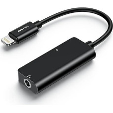 Awei Adapter CL-121 Lightning-Lightning| Jack 3.5 2w1 czarny|black