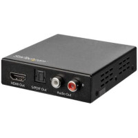 Startech .com HDMI Audio Extractor - 4K 60Hz - HDMI Audio De-embedder - HDR - Toslink Optical Audio - Dual RCA Audio - HDMI Audio (HD202A) - HDMI audio signal extractor