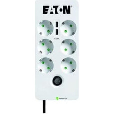 Eaton Protection Box 6 USB DIN - surge protector - 2500 Watt