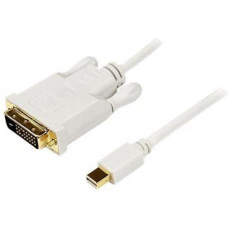 Startech .com 6 ft Mini DisplayPort to DVI Adapter Cable - Mini DP to DVI Video Converter - MDP to DVI Cable for Mac | PC 1920x1200 - White (MDP2DVIMM6W) - DisplayPort cable - 1.82 m