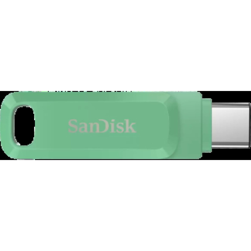 Zibatmiņa SanDisk Ultra Dual Drive Go USB-A | USB Type-C 256GB Absinthe Green