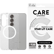 Etui CARE by PanzerGlass Flagship Urban   Combat Starlight White QI do Samsung Galaxy S25 przezroczysty