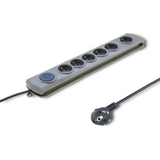 Surge protector 6 sockets, 5m