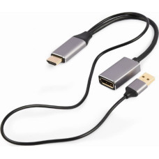 Adapter HDMI to DP 4K 60Hz USB-A powered