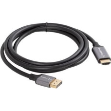 Displayport(M)-HDMI(M)1.8M 4K cable, black and silver