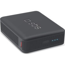 SBS 10,000 mAh power bank with Power Delivery technology Black