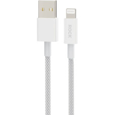 Rock Cable Z20 Flash Charge Series braided - USB to Lightning - 2,4A 1 metre white