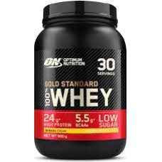 Optimum Nutrition Gold Standard 100% Whey sūkalu proteīns - Banānu krēms 900 g