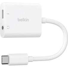 USB-C to 3.5 MM AUDIO Adapter + USB-C white cable