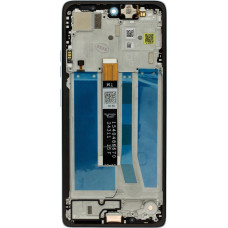 Motorola G75 5G LCD Display + Touch Unit + Front Cover Green (Service Pack)