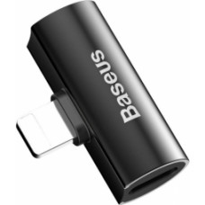 Adapteris Baseus Lightning  Male - Lightning Female Black