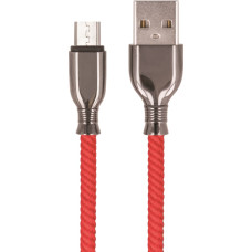 Setty cable USB - microUSB 1,0 m 3A FC-M red
