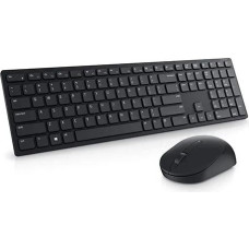 Dell Pro Keyboard and Mouse (RTL BOX)  KM5221W Wireless  Wireless (2.4 GHz)  Batteries included  US International (QWERTY)  Black