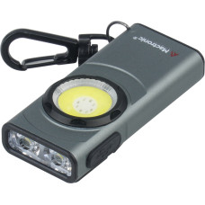 Mactronic - Atslēgu piekariņš Zibspuldzes karodziņš Nano - 500 lm - USB-C - Magnēts - Pelēks - PHH0136