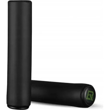 Rockbros Satver velosipēda rokturus no silikona putām diametrs 22mm - melns