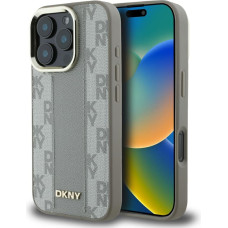 Dkny Case DKNY Checkered Pattern Magsafe for iPhone 16 Pro Max beige