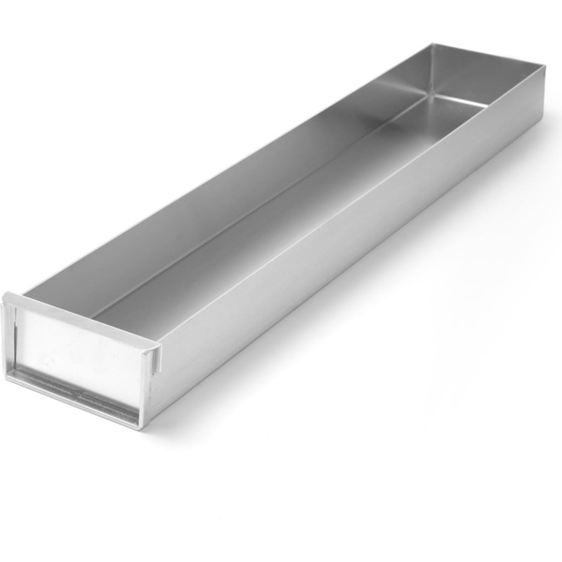 Hendi Alumīnija konditorejas paplāte, taisnstūrveida, slēgta, 580x100x(H)50mm 689851