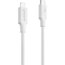 Proove cable Striped Silicone USB-C - Lightning 1m 3A white