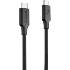 Proove cable Striped Silicone USB-C - USB-C 1m 60W black