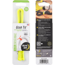 Nite Ize - Zobratu saite 12 collu oriģinālā griežamā kaklasaite — divos iepakojumos — neona dzeltens — GT12-33-2R3