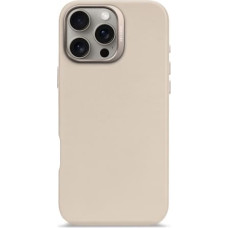 Decoded Leather Backcover case with MagSafe for iPhone 16 Pro Max - beige