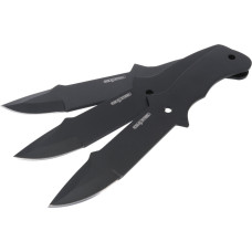 Cold Steel - Mešanas naži - 420 - 3 gab. - Melni - CS-TH-80KVC3PK