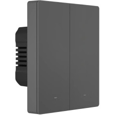 Sonoff vieds 2-kanālu Wi-Fi sienas slēdzis melns (M5-2C-80)