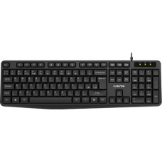 Canyon keyboard KB-1 EN Wired Black