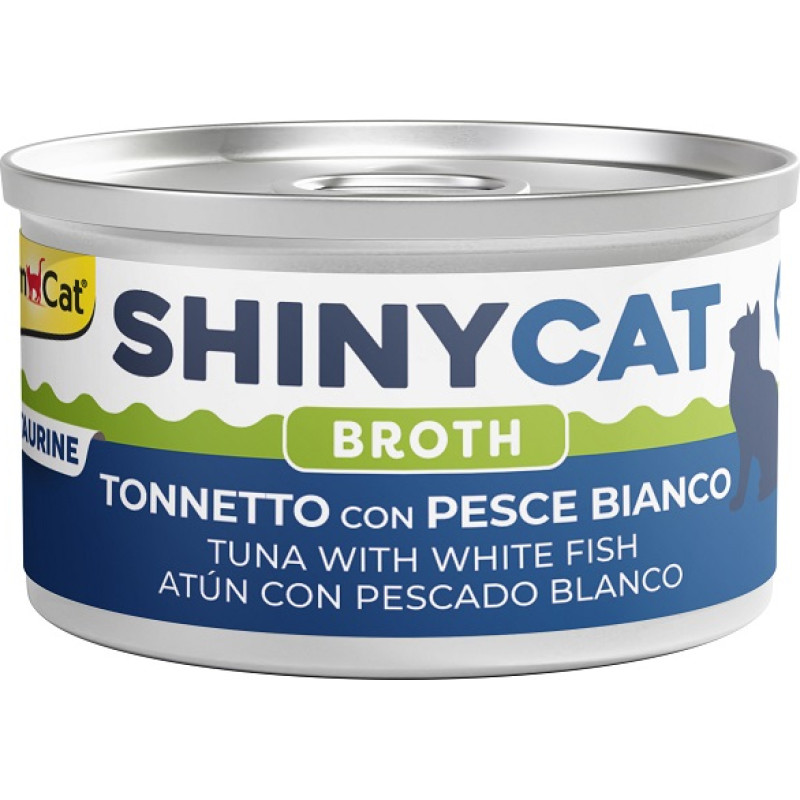 Gimborn Konservēta barība kaķiem  - Gimborn SHINYCAT TUNA WITH WHITE FISH 70g
