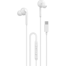 Dudao X3C+ vadu USB-C ieliekamās austiņas 1,2 m — baltas