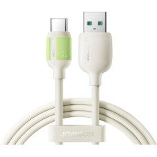 Joyroom USB-A - USB-C kabelis ar dienasgaismas galu 3A 2m - bēšs