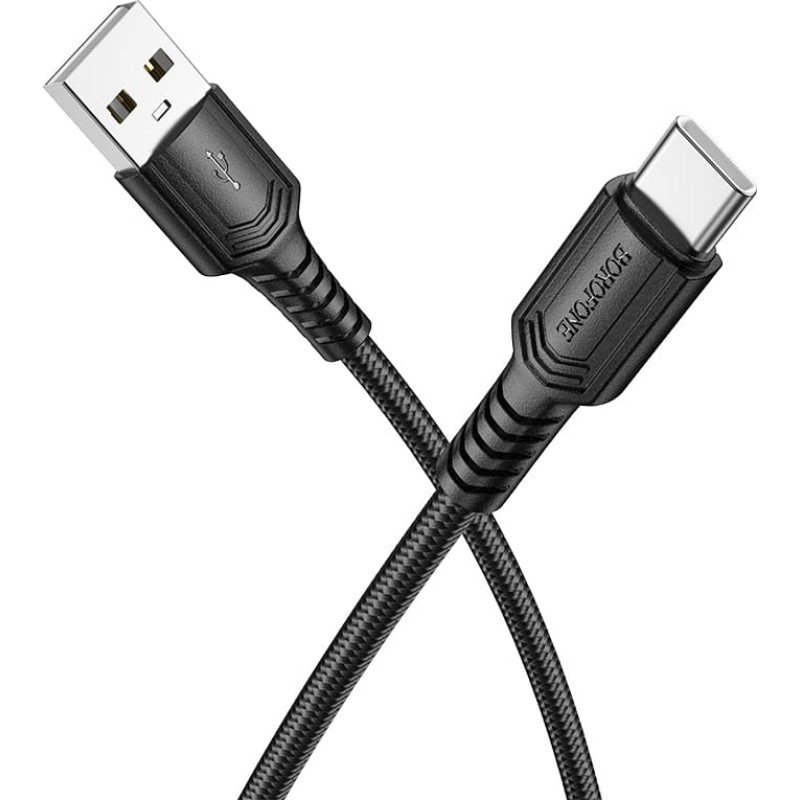 Borofone Cable BX116 Certain - USB to Type C - 3A 1 metre black