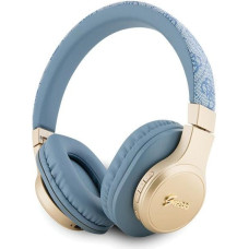Guess słuchawki nauszne Bluetooth GUBH604GEMB niebieski|blue 4G Script