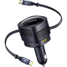 Baseus PD car charger 2x USB port 90W black