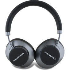 Karl Lagerfeld Saffiano Metal Logo ANC|ENC Wireless Headphone Black