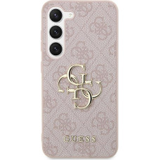 Guess GUHCS24S4GMGPI S24 S921 różowy|pink hardcase 4G Big Metal Logo