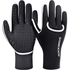 Rockbros Full Waterproof Cycling Gloves, Size: L|XL - Black