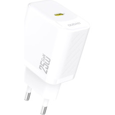 Dudao 25 W GaN USB-C sienas lādētājs - balts